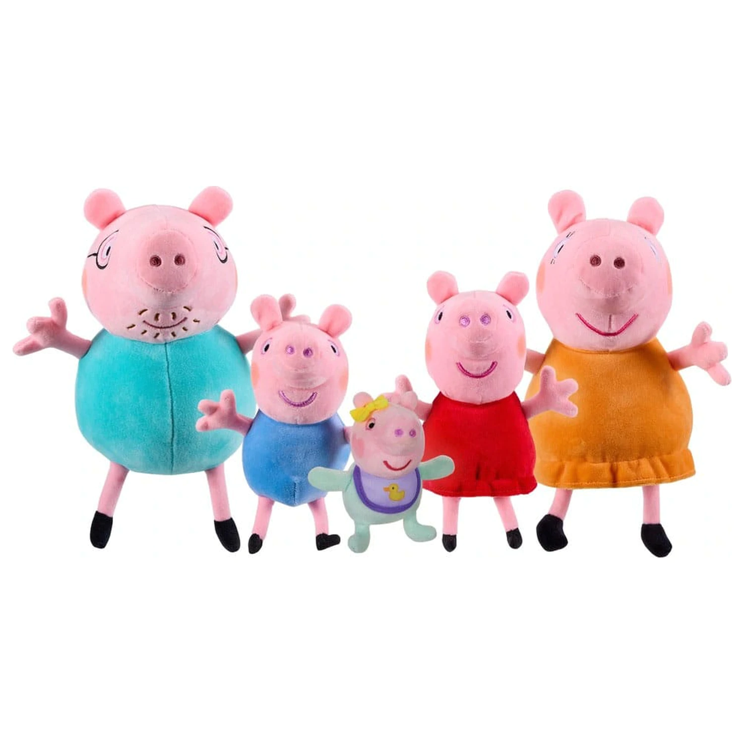 Peppa Pig Plüschfiguren 5er Pack Produktfoto