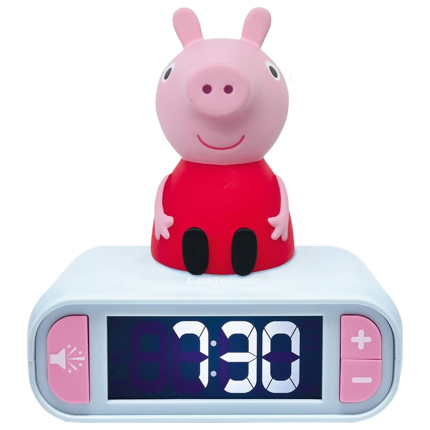 Peppa Pig Digitale Weckeruhr mit 3D-Nachtlicht Produktfoto