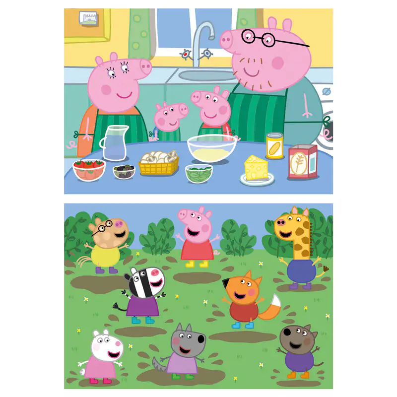 Peppa Pig Holzpuzzle  2x25St Produktfoto