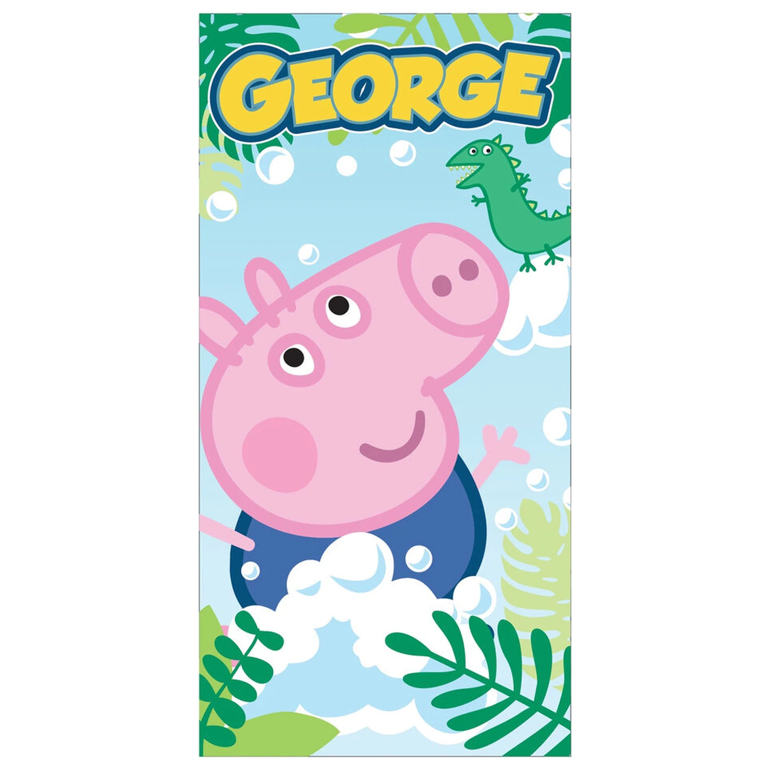 Peppa Pig George Mikrofaser Badetuch Produktfoto