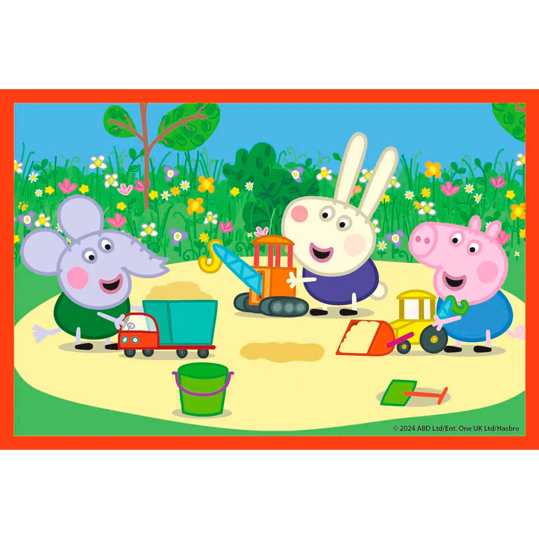 Peppa Pig Würfelpuzzle 6St Produktfoto