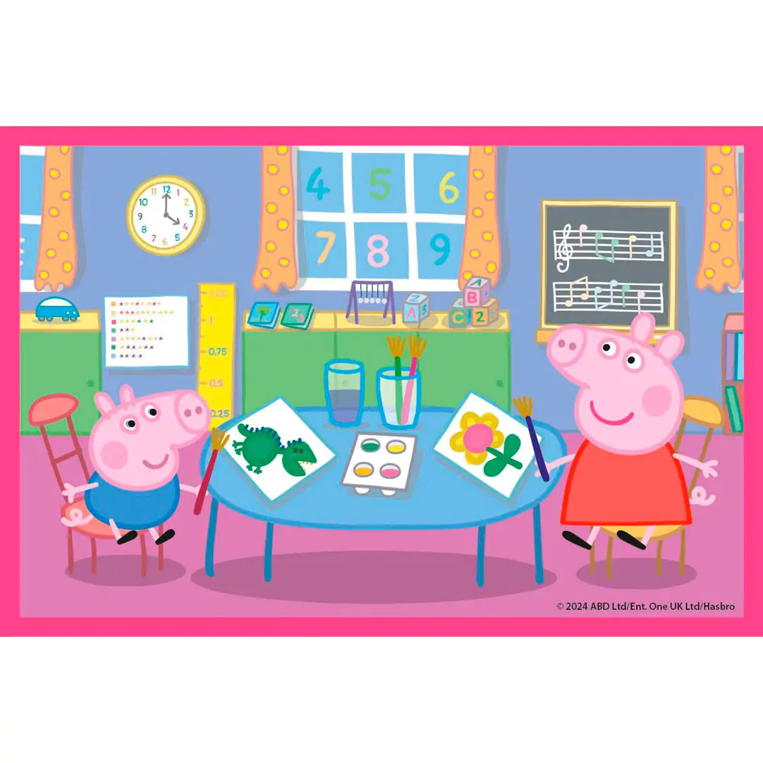 Peppa Pig Würfelpuzzle 6St Produktfoto