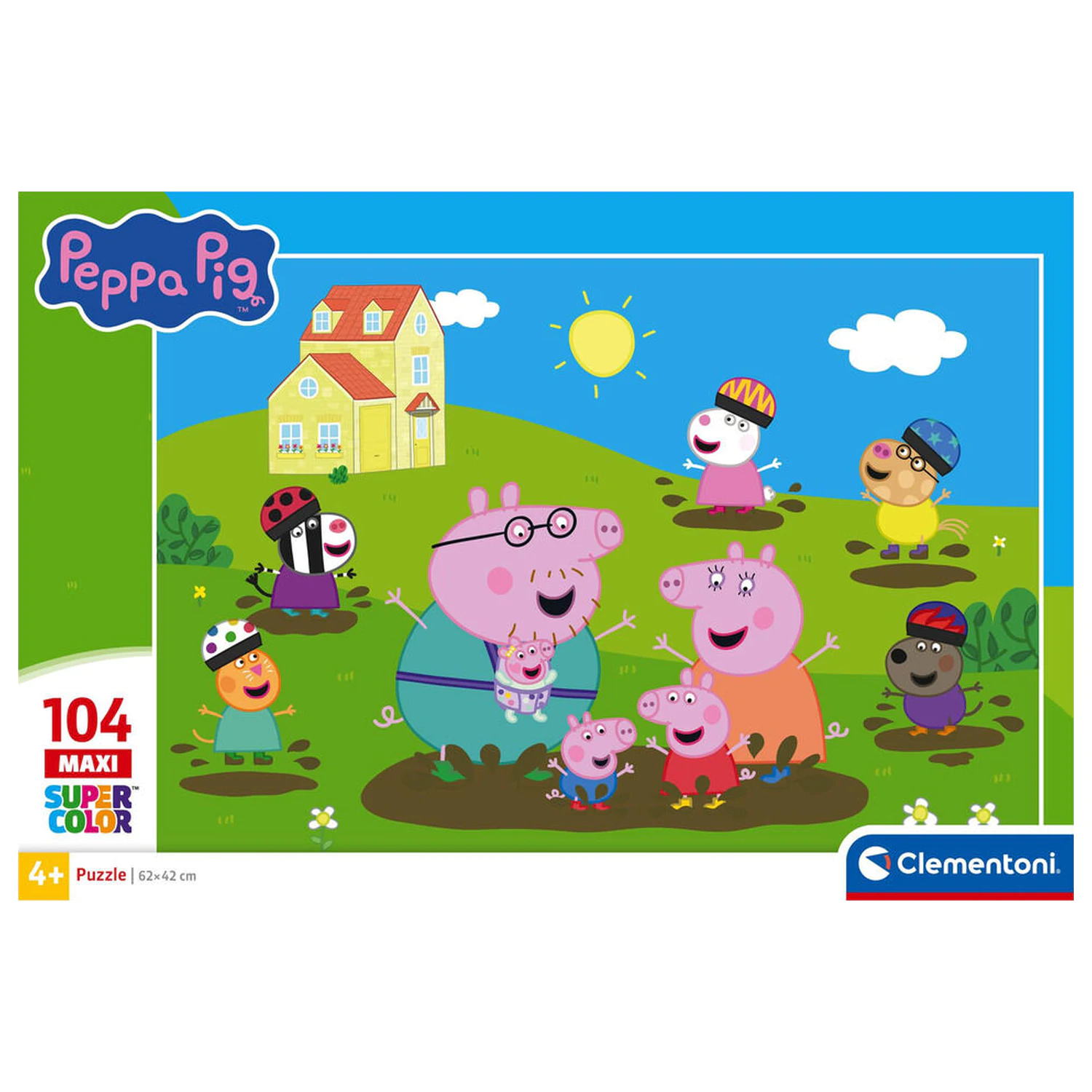 Peppa Pig maxi Puzzle 104 Teile Produktfoto