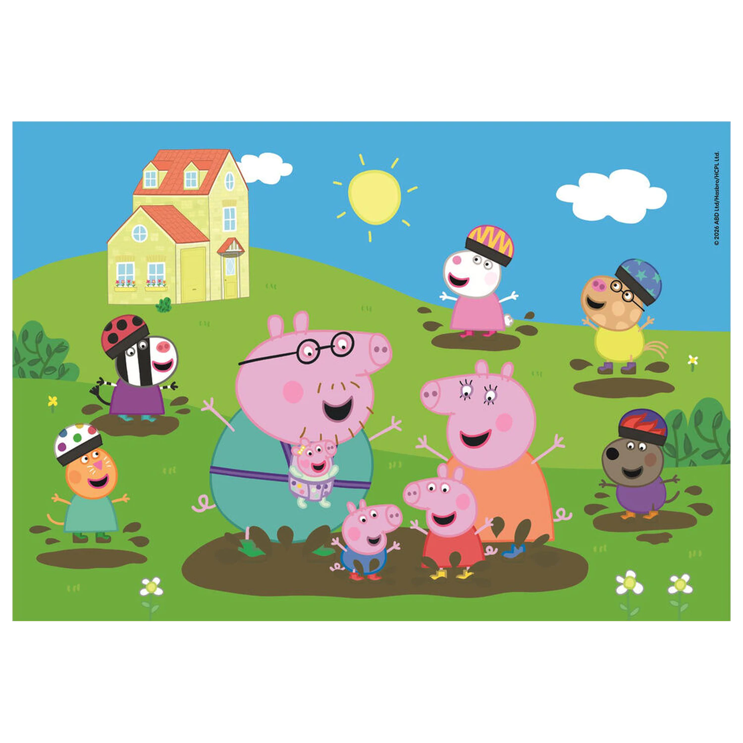 Peppa Pig maxi Puzzle 104 Teile Produktfoto
