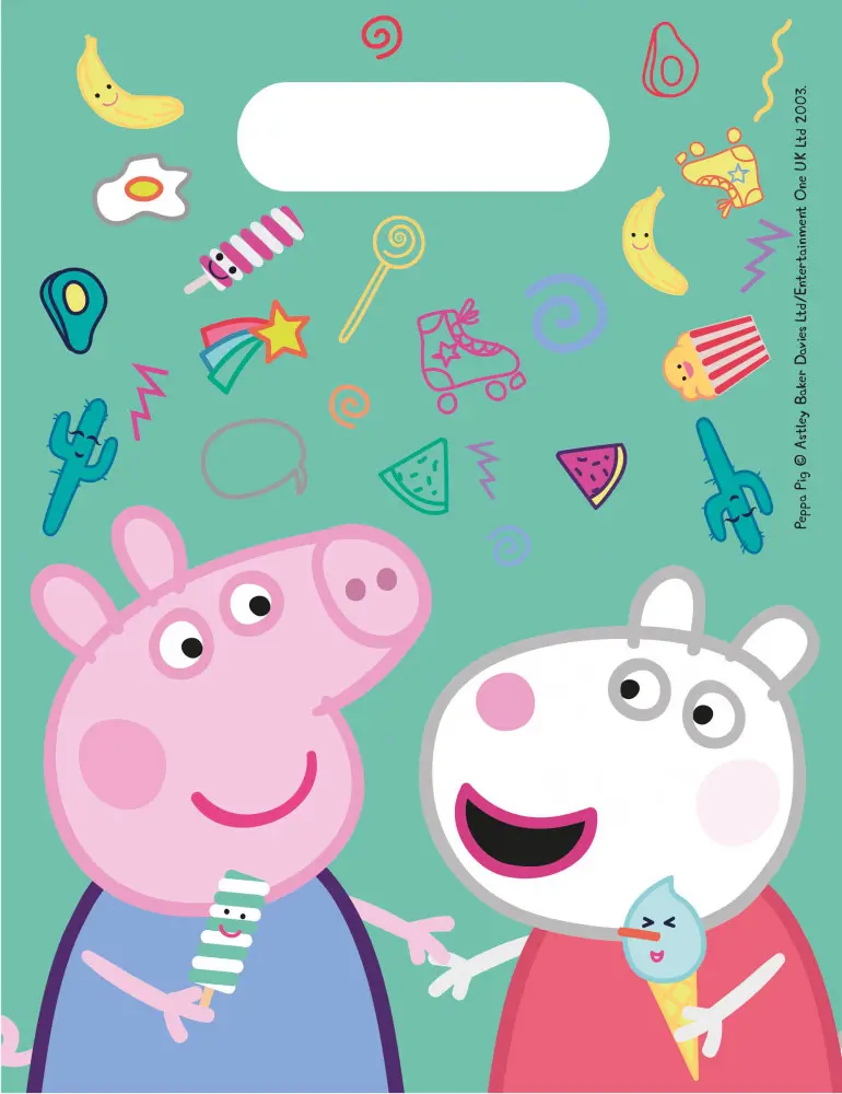 Peppa Pig Messy Play, Peppa Pig Geschenktüte 6 Stück Produktfoto