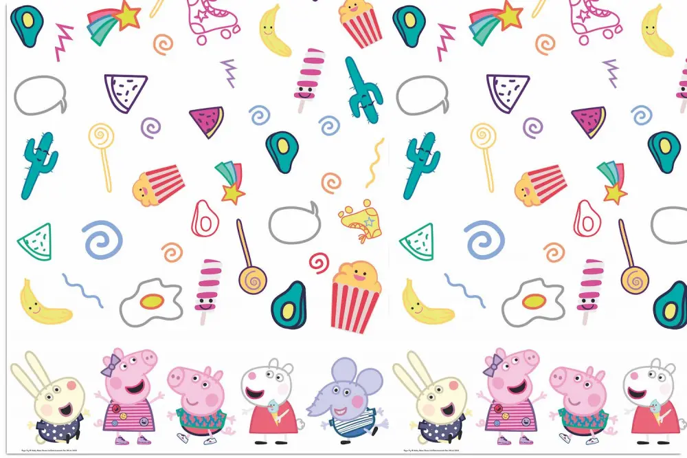 Peppa Pig Schmier-Spiel Tischdecke 120*180 cm Produktfoto