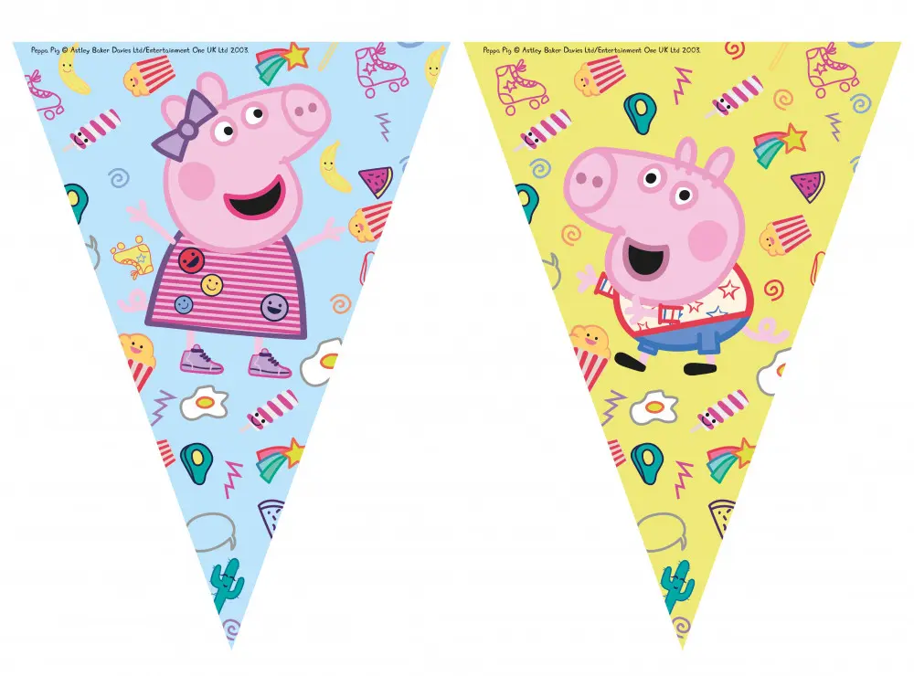 Peppa Pig Schmier-Spiel, Peppa Pig Girlande 2.3 m Produktfoto