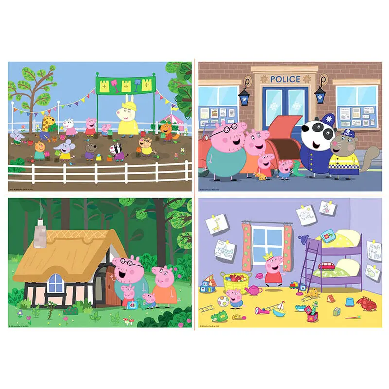 Peppa Pig Progressive Puzzle 20-40-60-80St Produktfoto