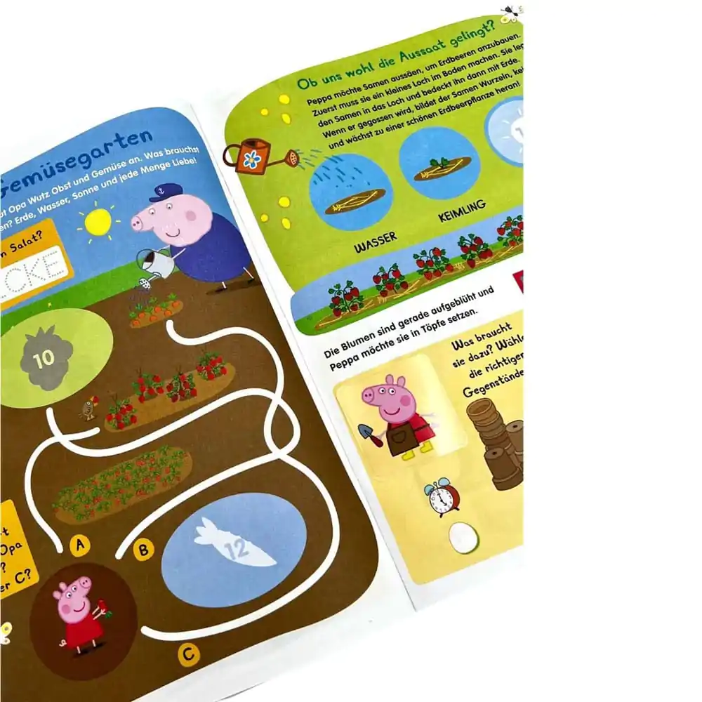 Peppa Pig My First Panini Sticker Album Komplett-Set *Deutsche Version* Produktfoto