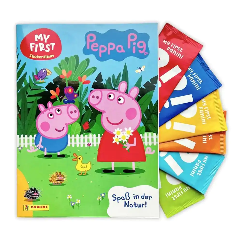 Peppa Pig My First Panini Sticker Album Komplett-Set *Deutsche Version* Produktfoto