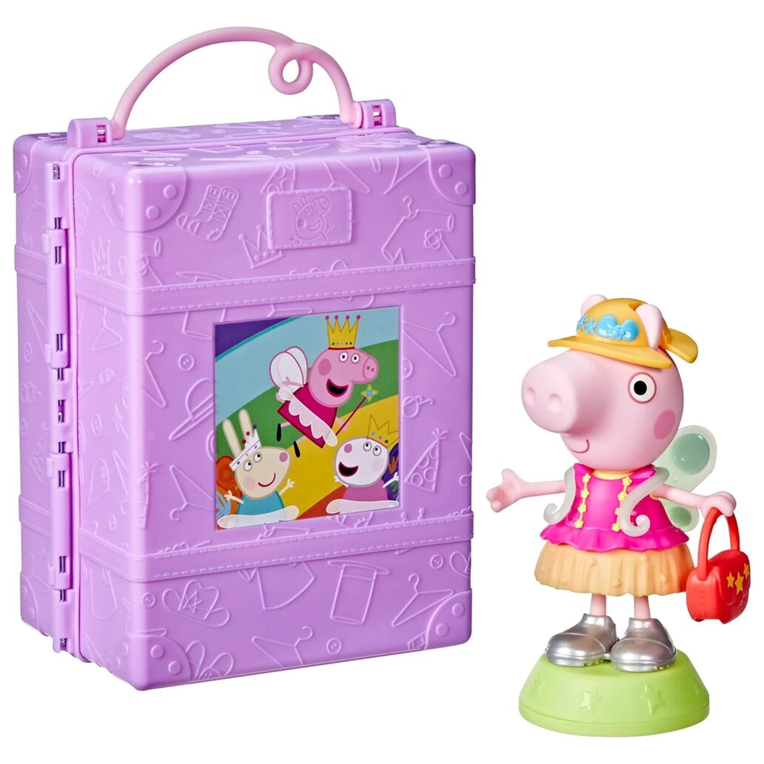 Peppa Pig Peppas Dress-Up Kleiderschrank + Figur 15cm Produktfoto