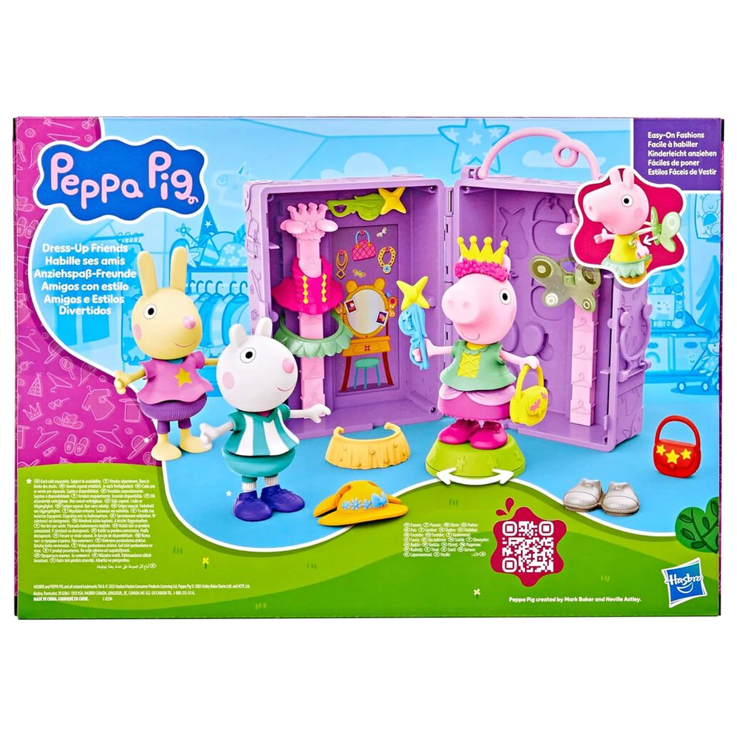Peppa Pig Peppas Dress-Up Kleiderschrank + Figur 15cm Produktfoto