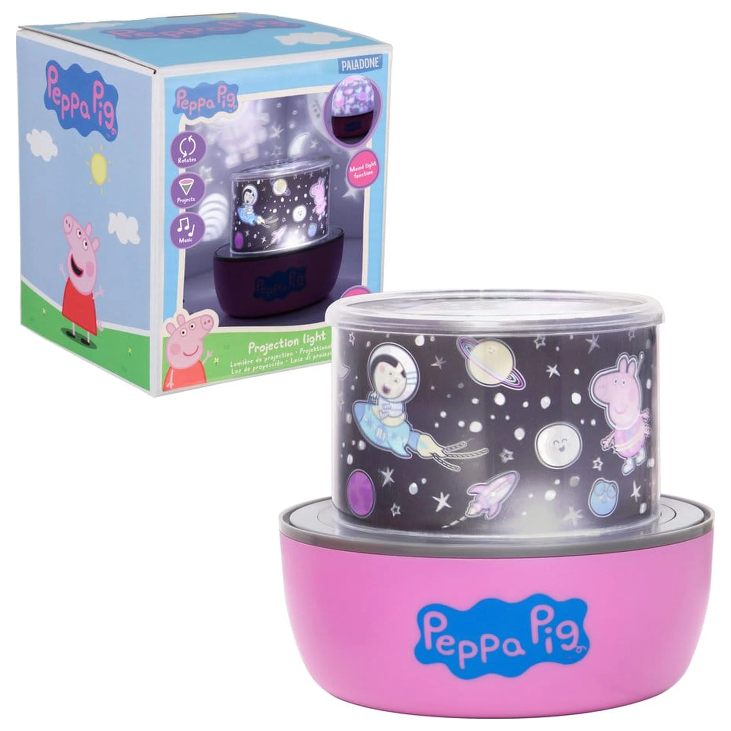 Peppa Pig Licht Projektion Produktfoto