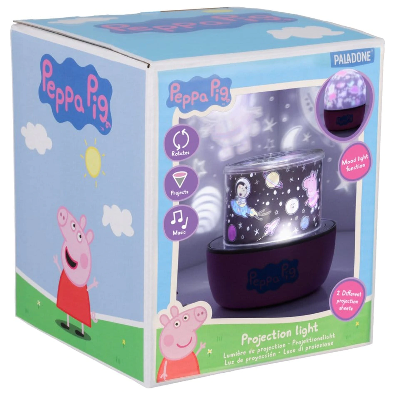 Peppa Pig Licht Projektion Produktfoto