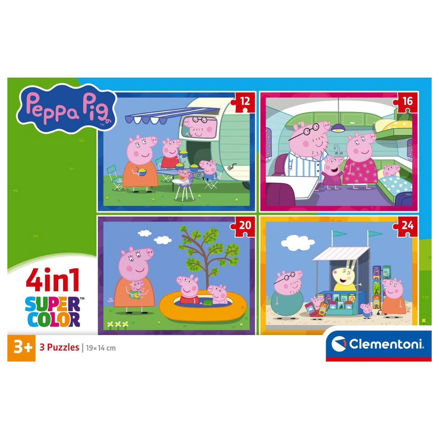 Peppa Pig Puzzle 12-16-20-24 Teile Produktfoto
