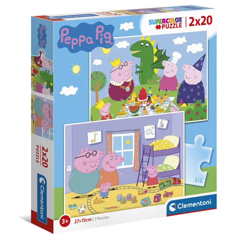 Peppa Pig Puzzle 2x20-teilig Produktfoto