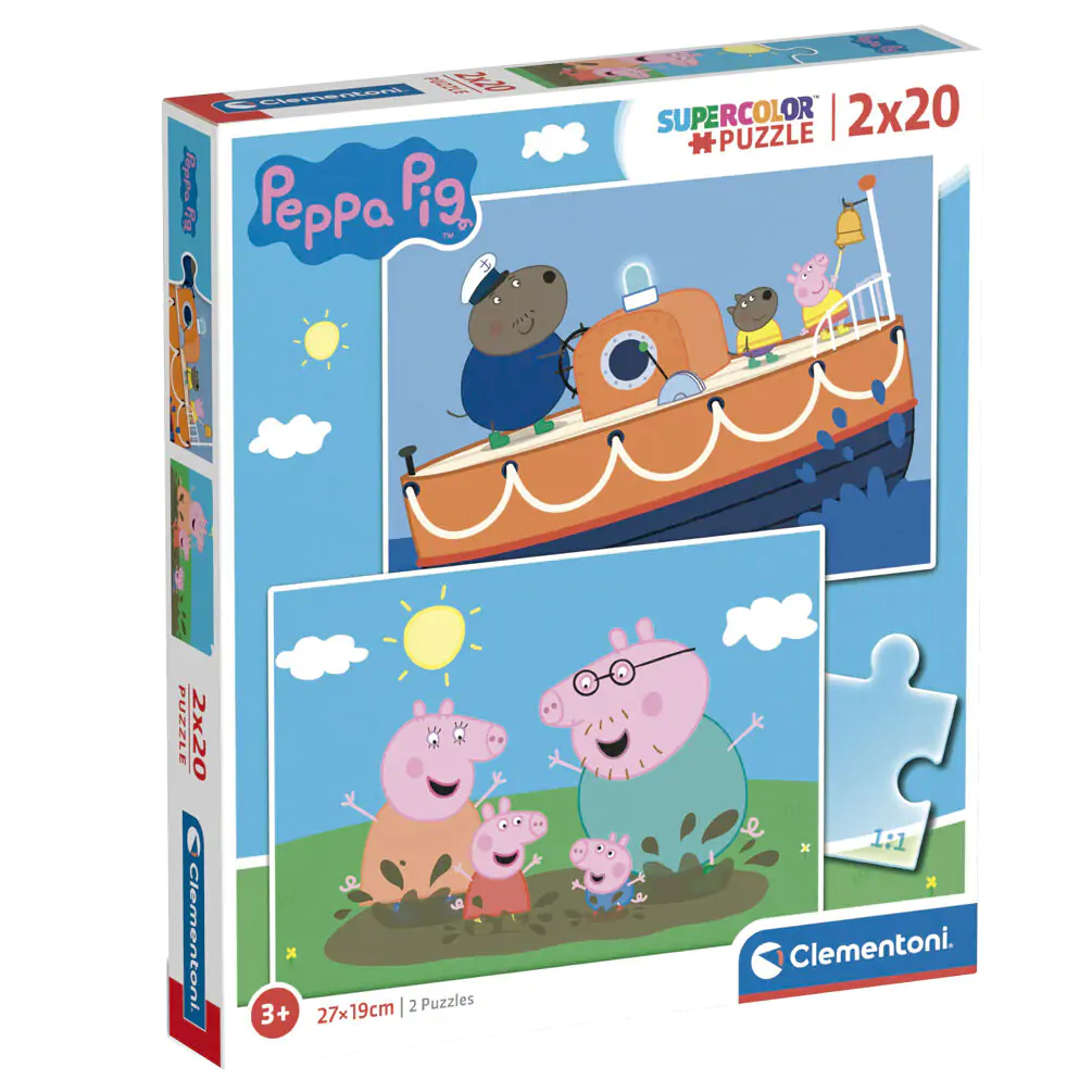 Peppa Pig Puzzle 2x20St Produktfoto