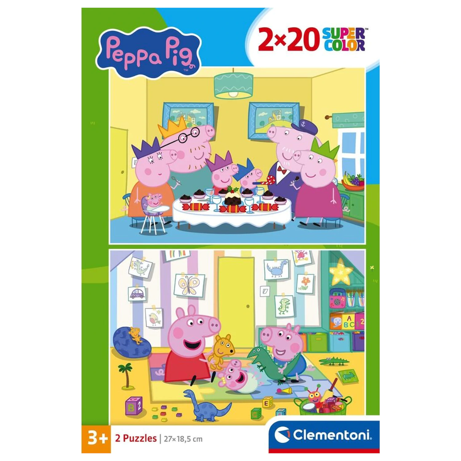 Peppa Pig Puzzle 2 x 20 Teile Produktfoto