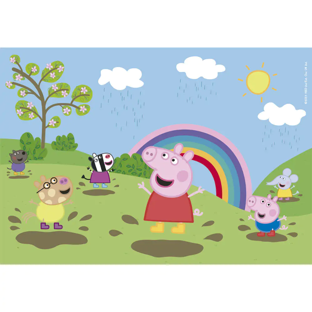 Peppa Pig Puzzle 2x60St Produktfoto