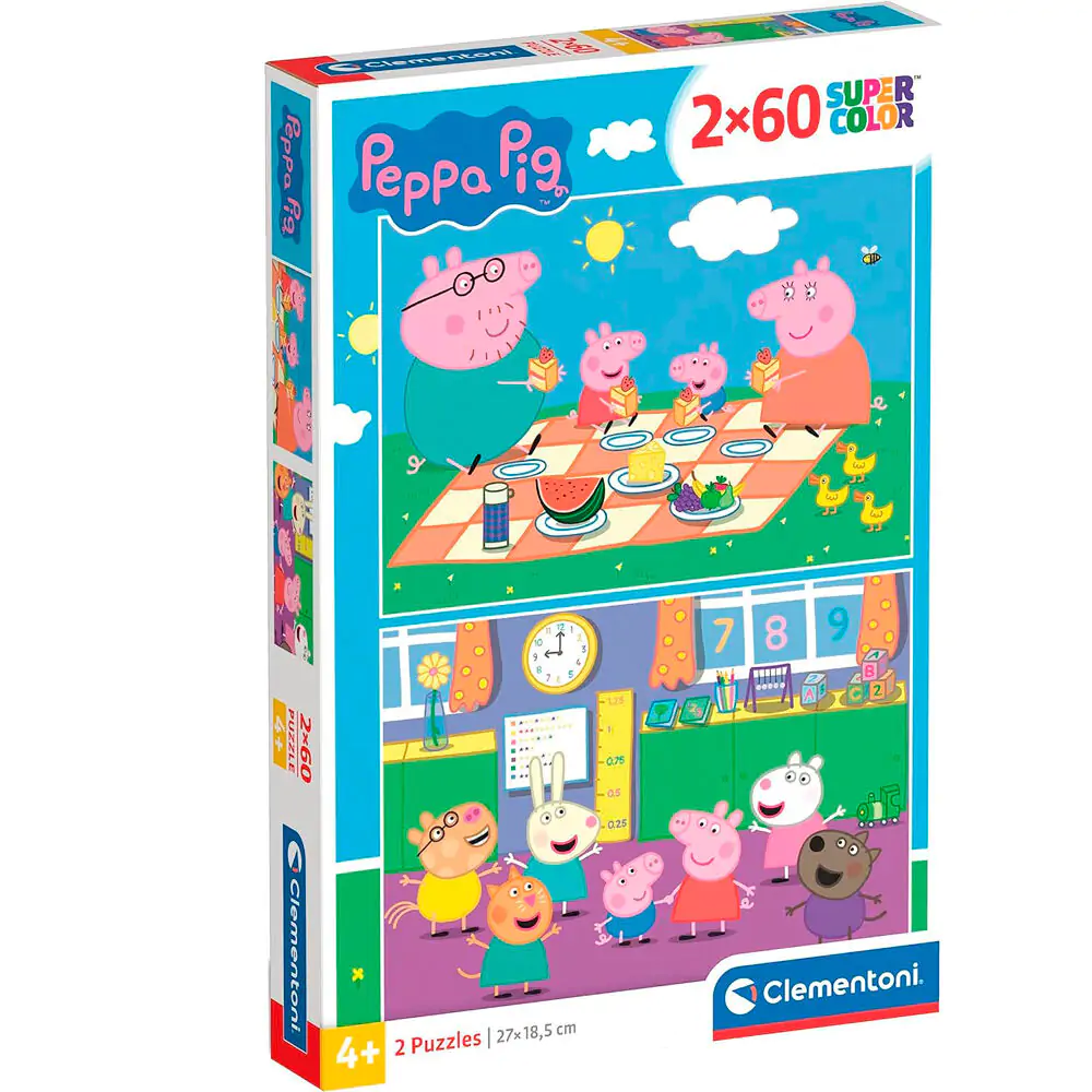 Peppa Pig Puzzle 2x60 Teile Produktfoto