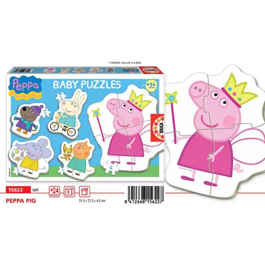 Peppa Pig Puzzle 3-5St termékfotó