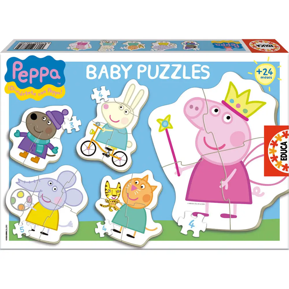 Peppa Pig Puzzle 3-5St termékfotó