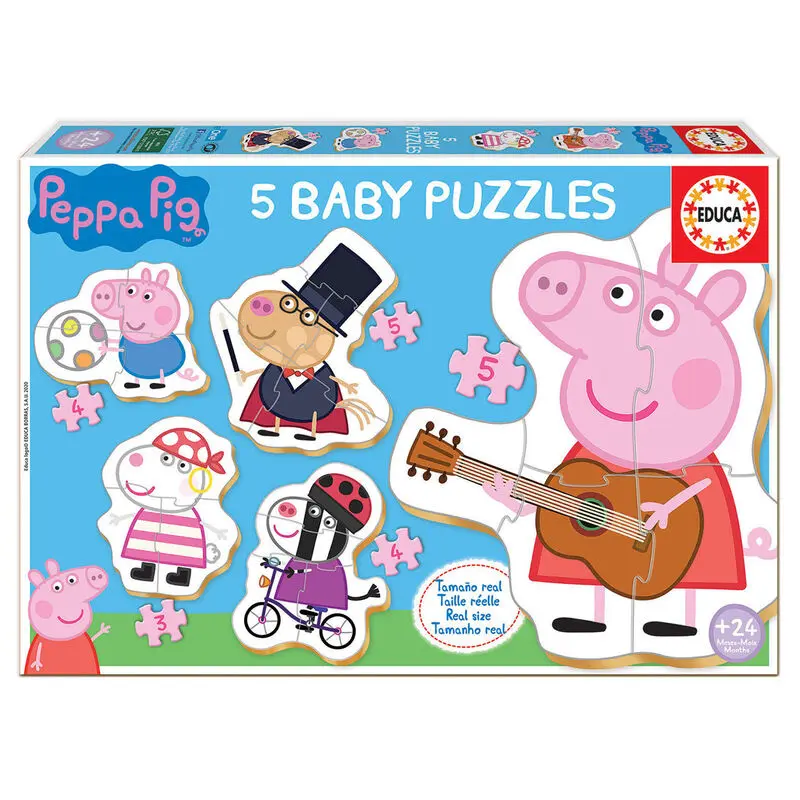 Peppa Pig Puzzle 3-5St Produktfoto
