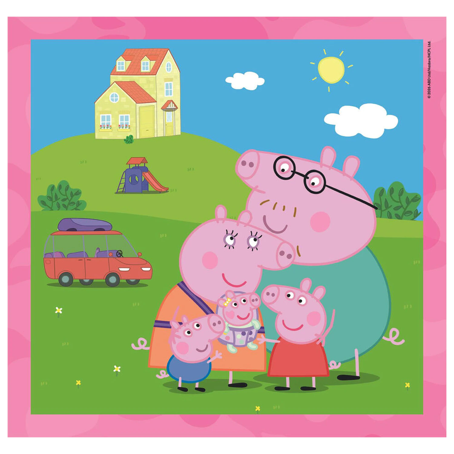 Peppa Pig puzzle 3x48 Stück Produktfoto