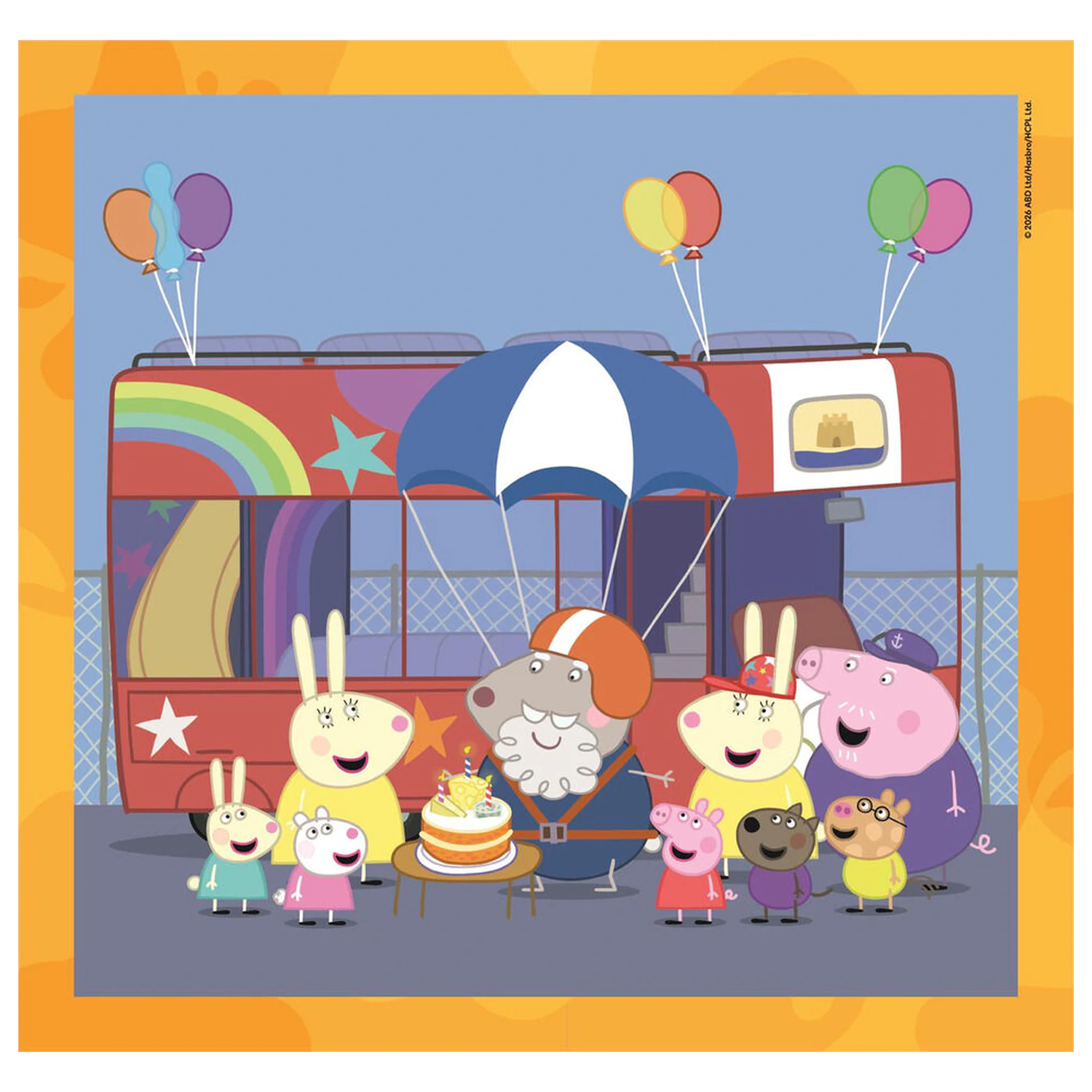 Peppa Pig puzzle 3x48 Stück Produktfoto