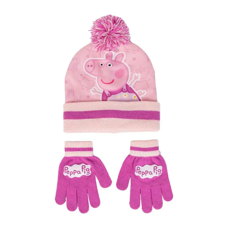 Peppa Pig Mütze und Handschuh-Set Produktfoto