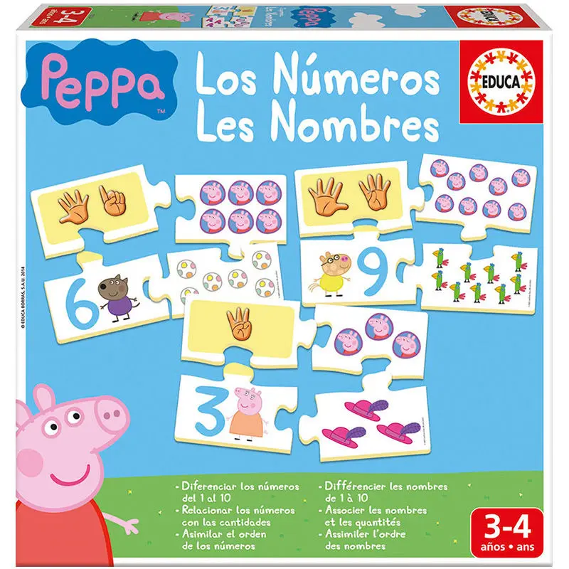 Peppa Pig Learn the Numbers game termékfotó