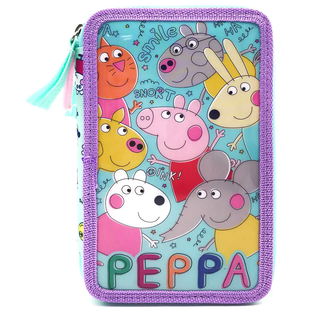 Peppa Pig Dreifach-Federtasche Produktfoto