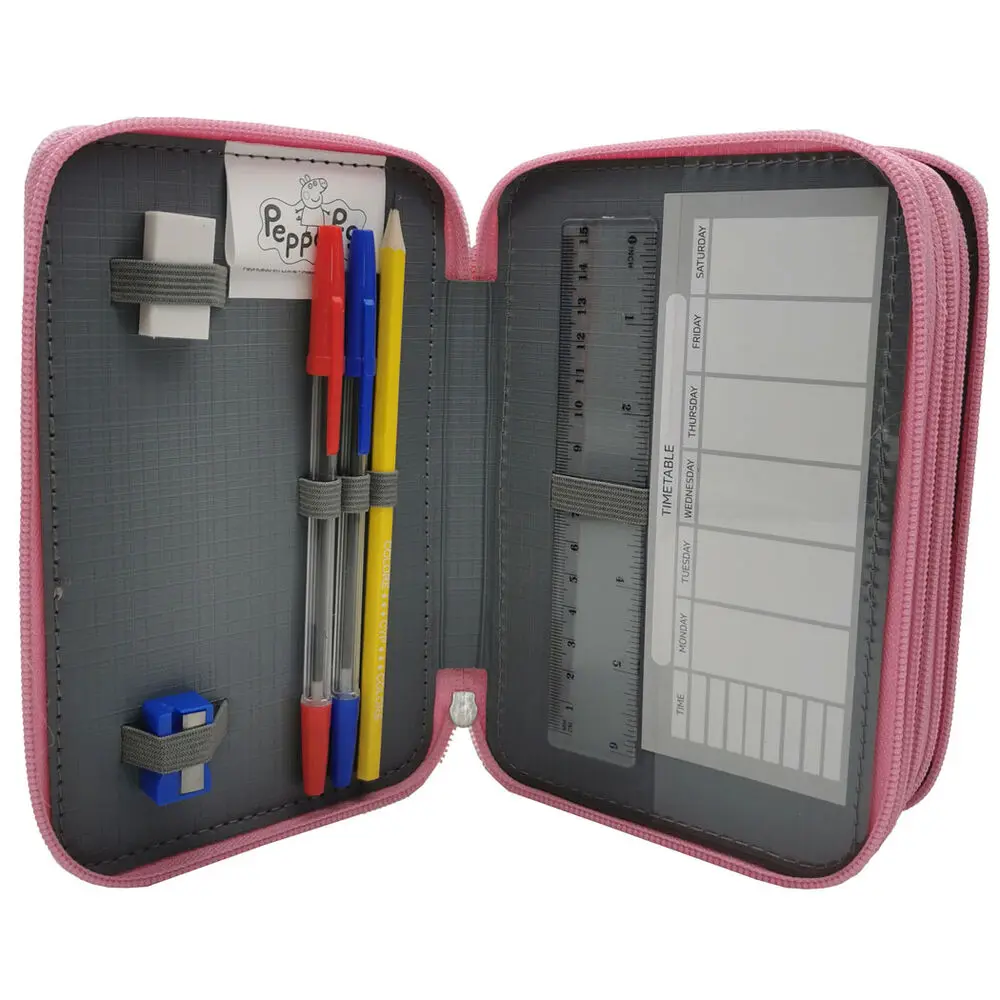 Peppa Pig Dreifaches gefüllt Mäppchen Produktfoto