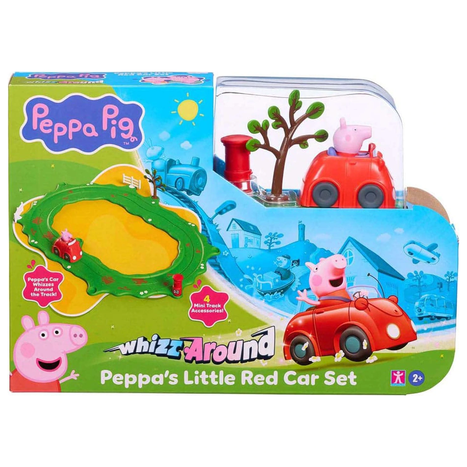 Peppa Pig Whizz Around Peppa's Kleines Rotes Auto Set Produktfoto