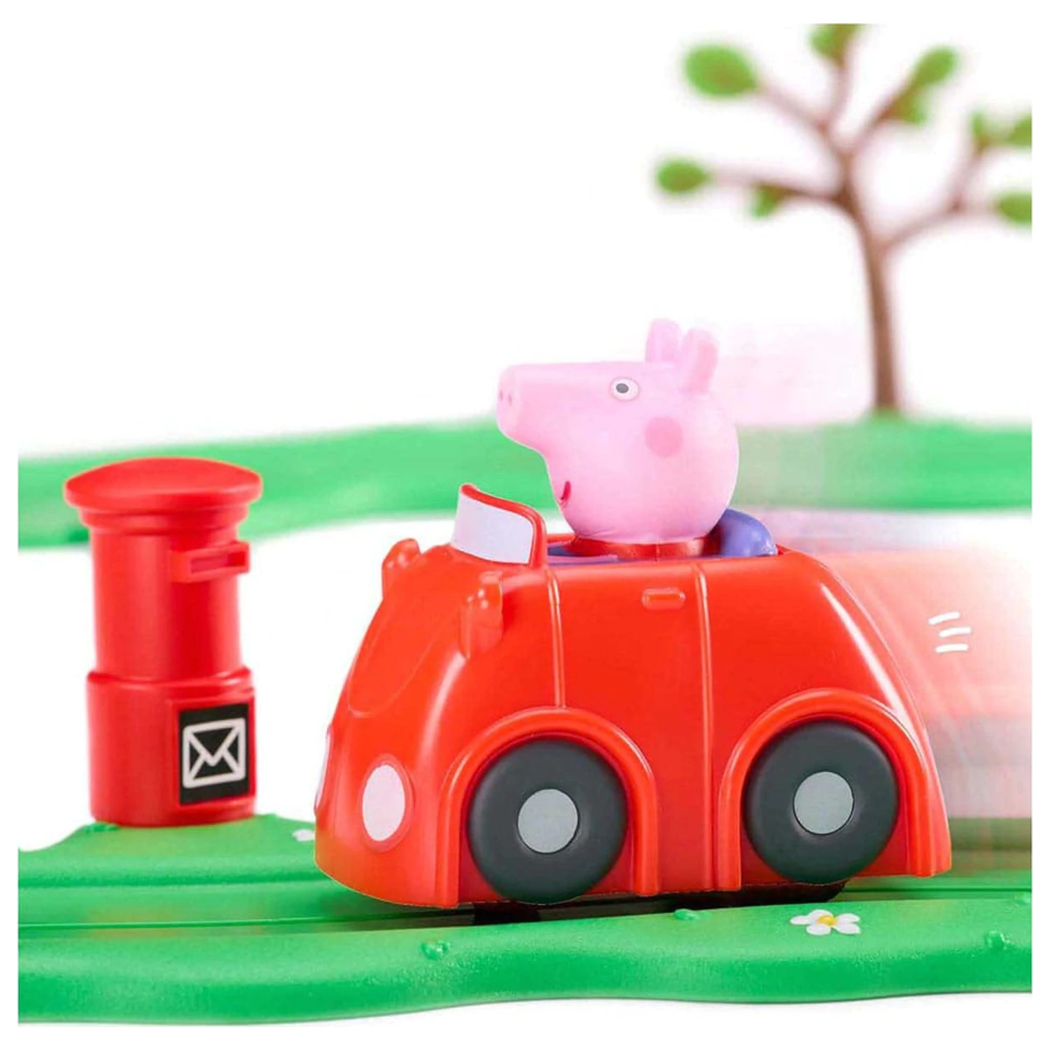 Peppa Pig Whizz Around Peppa's Kleines Rotes Auto Set Produktfoto