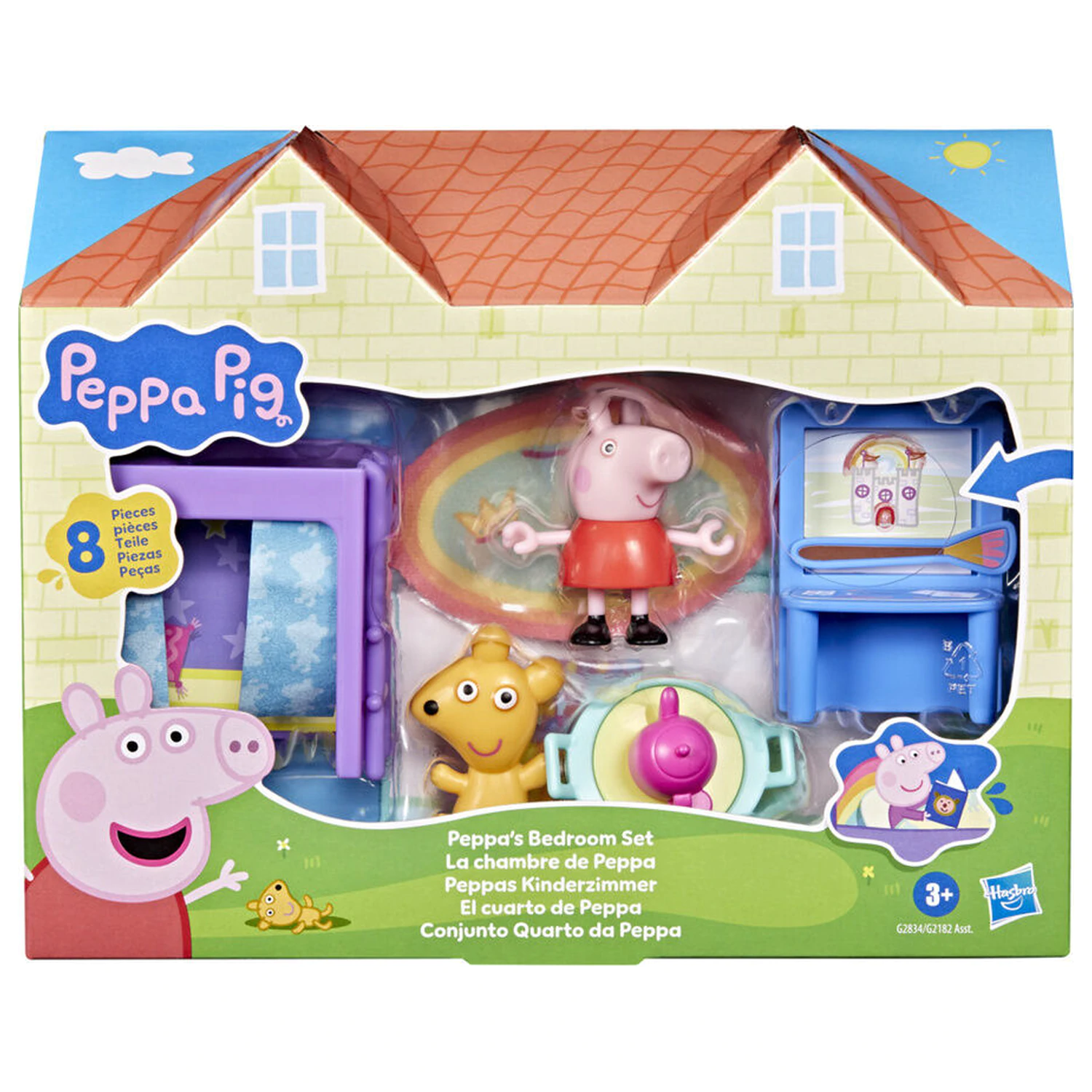 Peppa Pig's Schlafzimmer Set Spielset Produktfoto