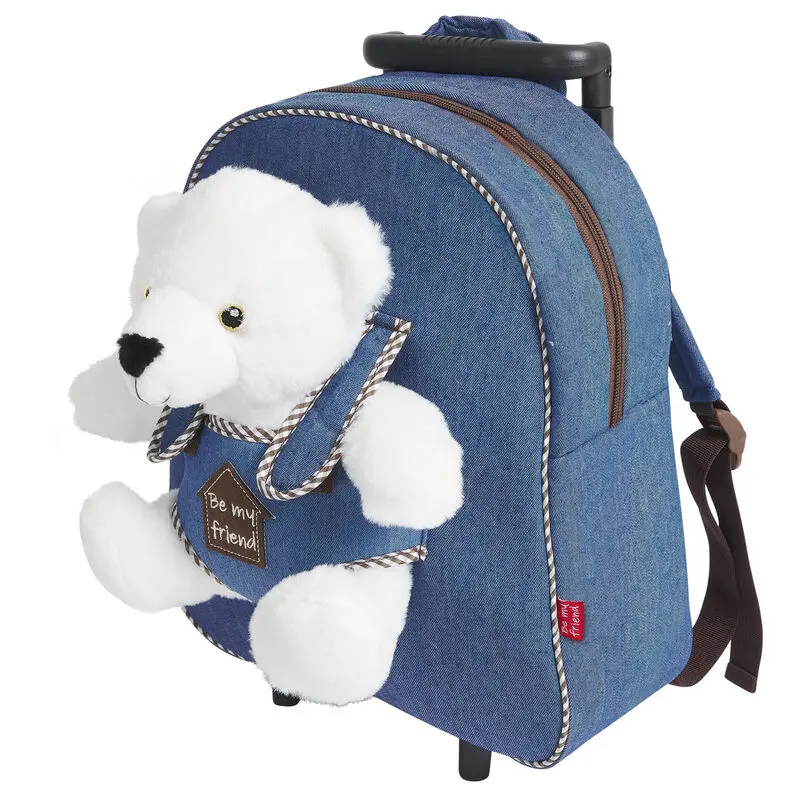 Perry Bear Trolley mit Plüschfigur 38cm Produktfoto
