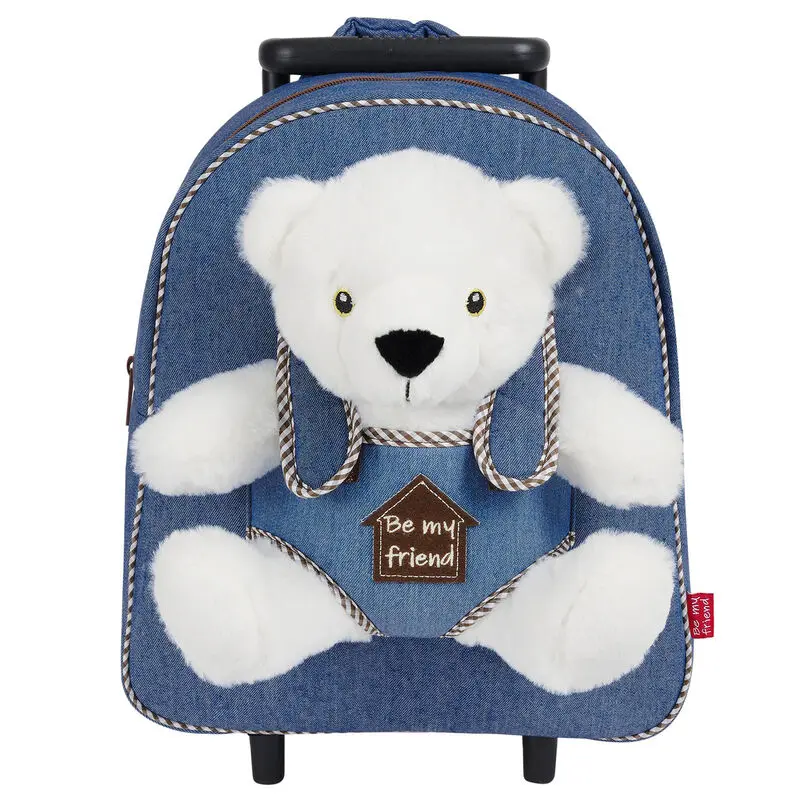 Perry Bear Trolley mit Plüschfigur 38cm Produktfoto
