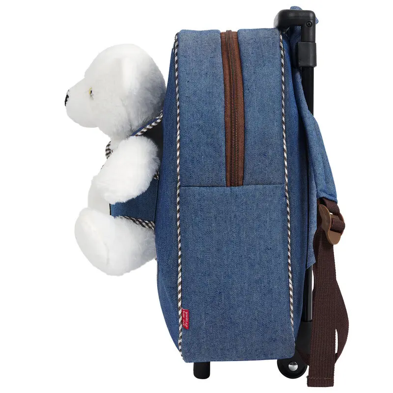 Perry Bear Trolley mit Plüschfigur 38cm Produktfoto