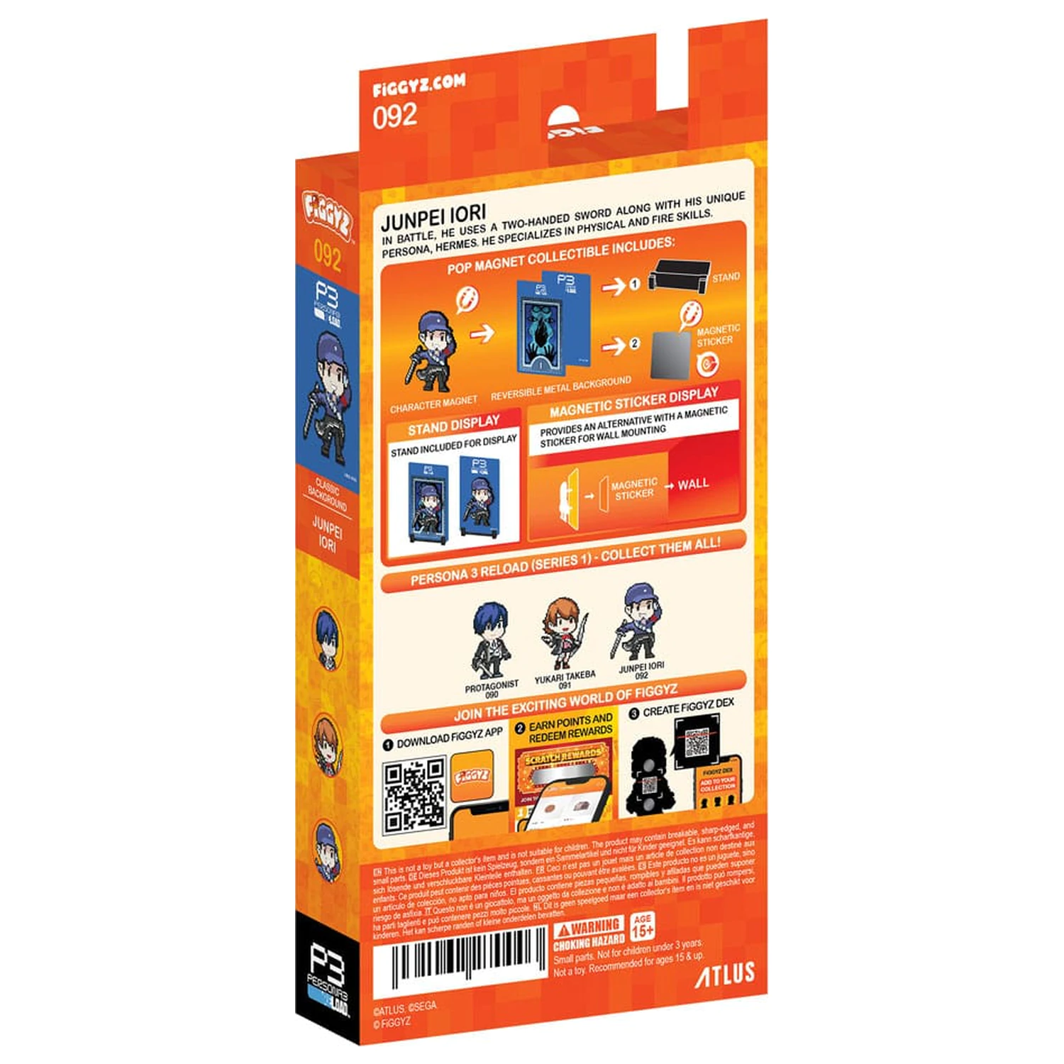 Persona 3 Reload FiGGYZ Magnet Sammelfigur Junpei Iori 11 cm Produktfoto