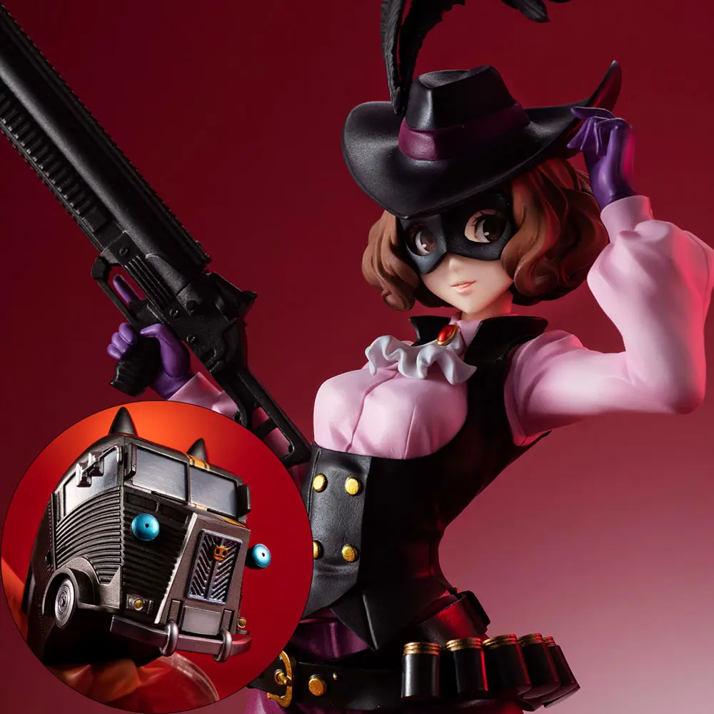 Persona 5 Royal Lucrea PVC Statue Noir (Haru Okumura) & Morgana Car 24 cm Produktfoto