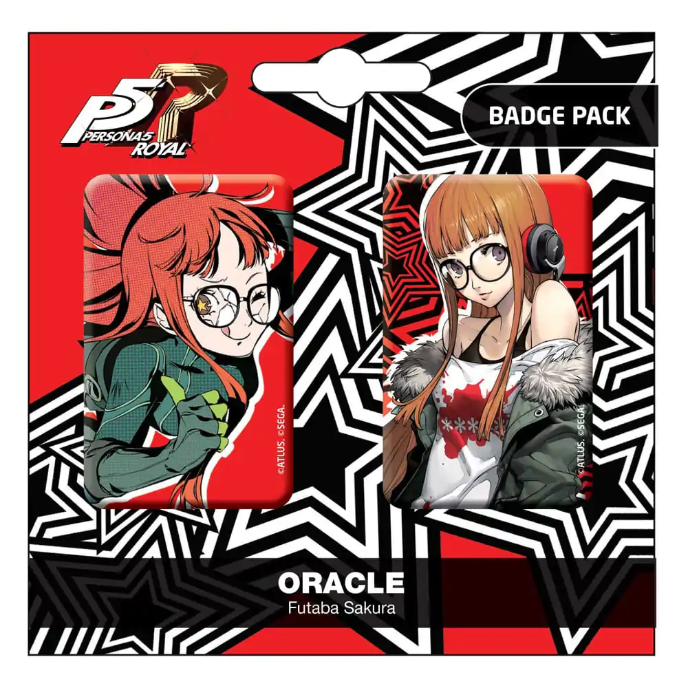 Persona 5 Royal Ansteck-Buttons Doppelpack Oracle / Futaba Sakura termékfotó