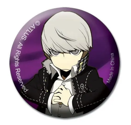 Persona Q Metal Ansteck-Button Protagonist P4 Produktfoto
