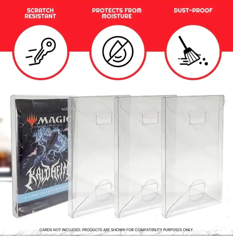 PET Protektoren 10er-Pack für Booster, Magic, Yu-Gi-Oh Cards Produktfoto