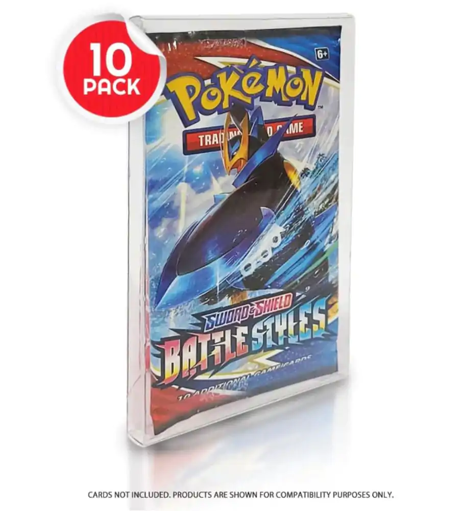 PET Protektoren 10er-Pack für Booster, Magic, Yu-Gi-Oh Cards Produktfoto