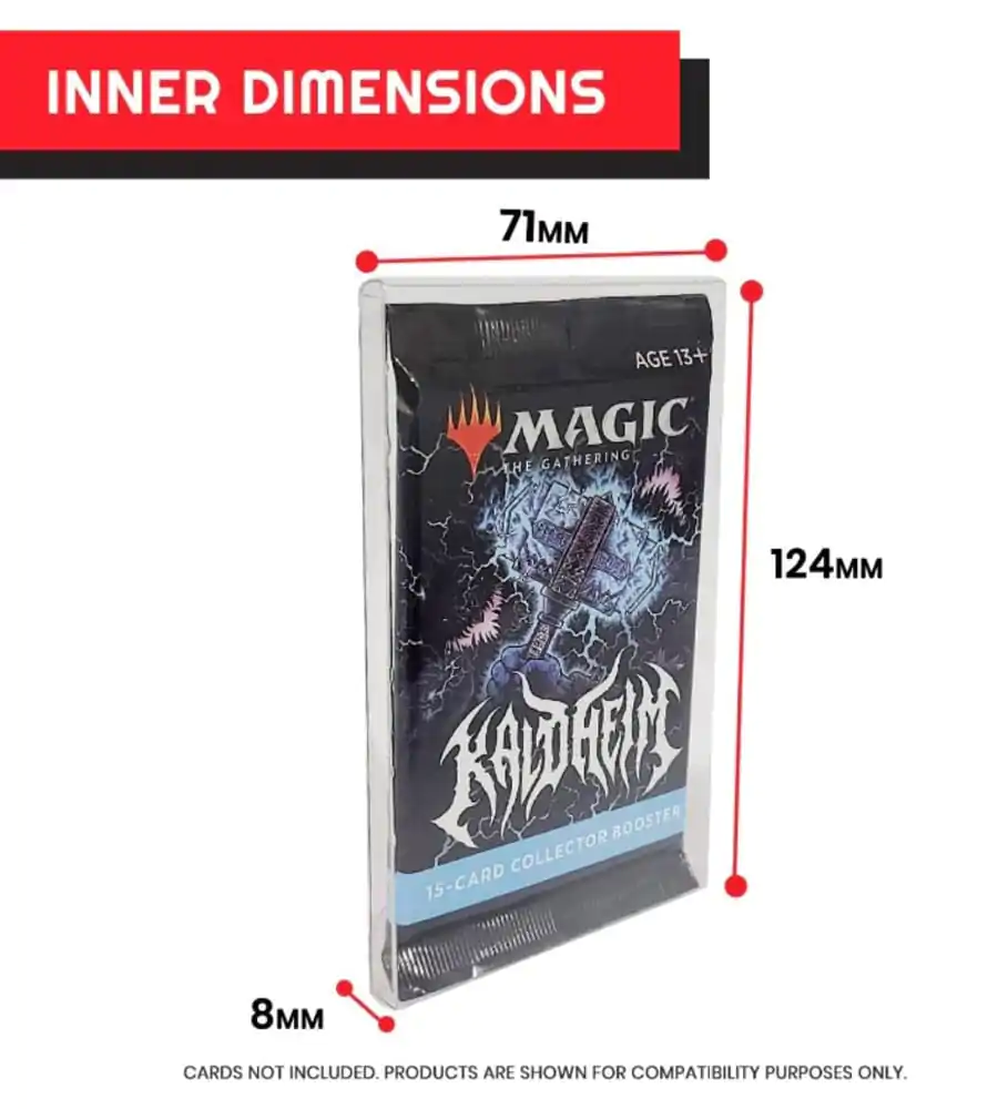 PET Protektoren 10er-Pack für Booster, Magic, Yu-Gi-Oh Cards Produktfoto