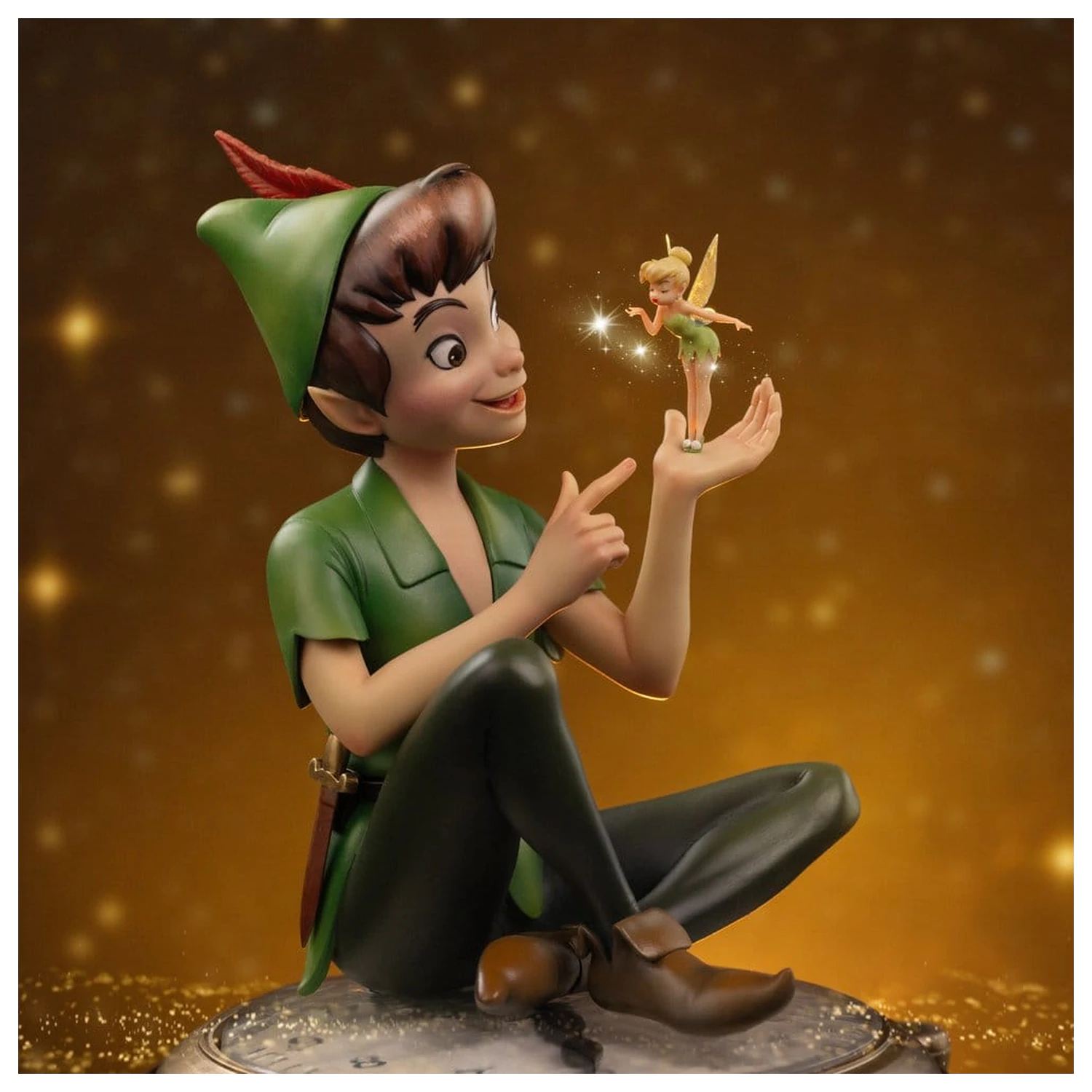 Peter Pan (1953) Art Scale Statue 1/10 Peter Pan & Tinkerbell 23 cm Produktfoto