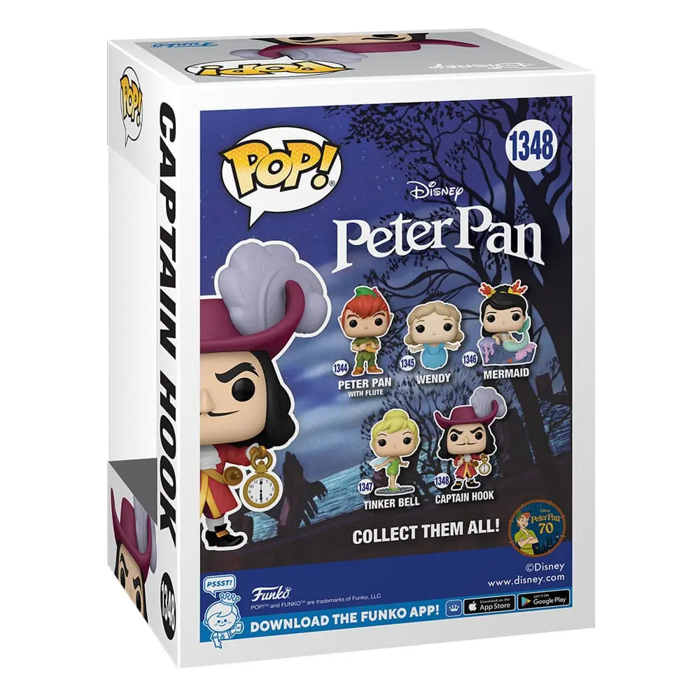 Peter Pan 70th Anniversary POP! Disney Vinyl Figur Hook 9 cm termékfotó