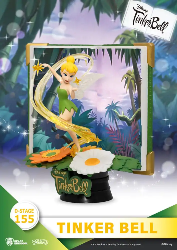 Peter Pan Book Series D-Stage PVC Diorama Tinkerbell 15 cm termékfotó