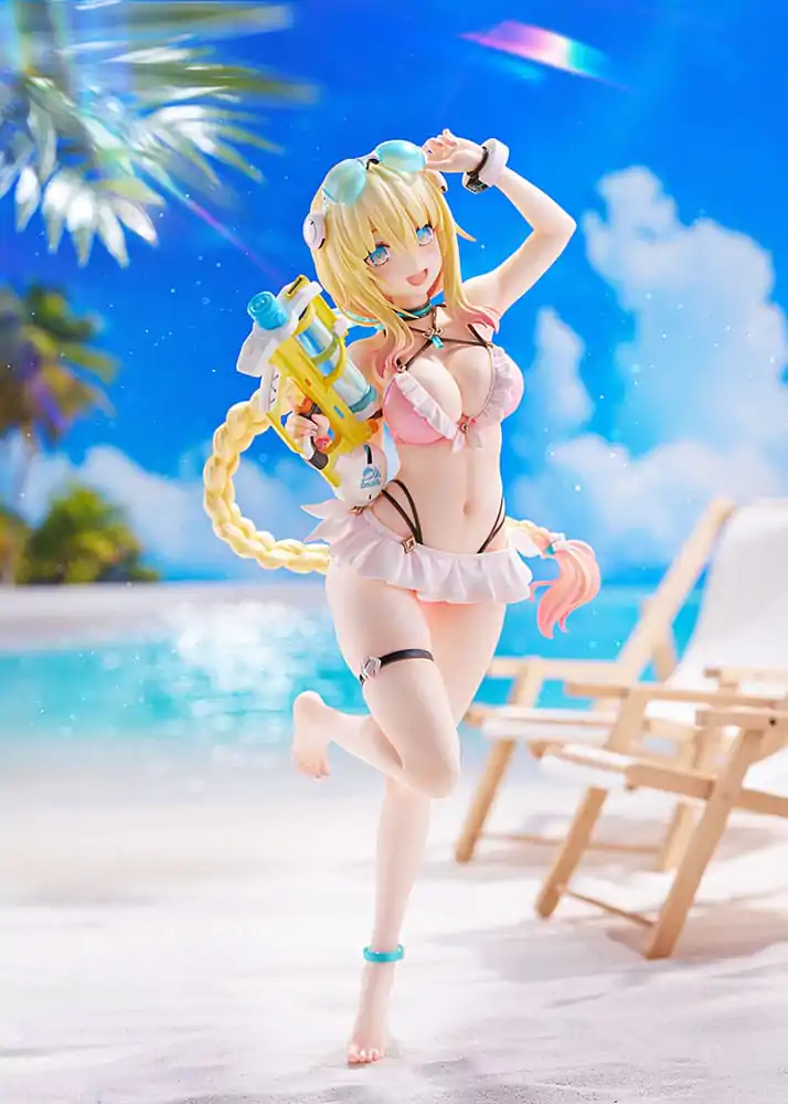 Phantasy Star Online PVC Statue 1/7 es Akhtal Summer Vacation 24 cm Produktfoto